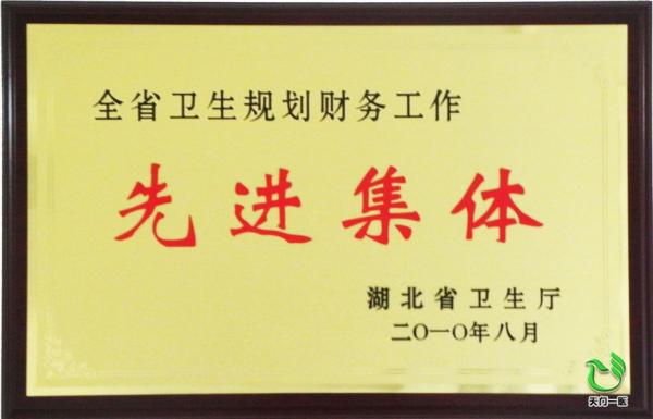 全省卫生规划财务工作先进集体